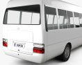 Toyota Coaster with HQ interior 2014 3d model