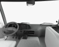 Toyota Coaster com interior 2014 Modelo 3d dashboard