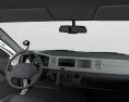 Toyota Hiace LWB Combi com interior 2013 Modelo 3d dashboard