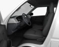 Toyota Hiace LWB Combi with HQ interior 2014 3d model seats