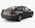 Toyota Camry Limited 2017 3d model back view