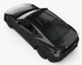 Toyota 86 GT VTX 2016 3D-Modell Draufsicht