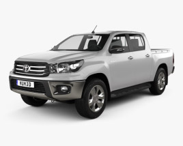 Toyota Hilux Double Cab Hi Rider 2018 3D model