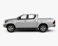 Toyota Hilux Double Cab Hi Rider 2018 3d model side view