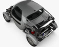 Toyota Kikai 2018 3D模型 顶视图