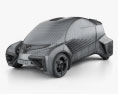 Toyota FCV Plus 2018 3d model wire render