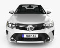 Toyota Camry Elegance Plus (CIS) 2017 3d model front view