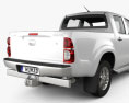 Toyota Hilux Double Cab with HQ interior 2014 3d model