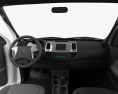 Toyota Hilux Double Cab with HQ interior 2014 3d model dashboard