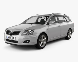 Toyota Avensis wagon 2008 3D model