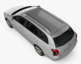 Toyota Avensis wagon 2008 3d model top view