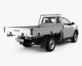Toyota Hilux Single Cab Alloy Tray SR 2018 3d model back view