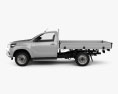Toyota Hilux Single Cab Alloy Tray SR 2018 3d model side view