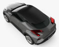 Toyota C-HR Концепт 2019 3D модель top view