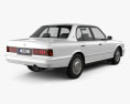 Toyota Crown 1995 3d model back view