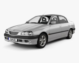 Toyota Avensis sedan 2002 3D model