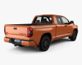 Toyota Tundra 더블캡 TRD Pro 2017 3D 모델  back view