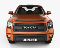 Toyota Tundra Double Cab TRD Pro 2017 3d model front view