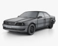 Toyota Chaser 2001 3D-Modell wire render