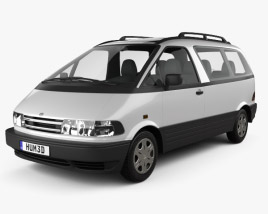 Toyota Previa 1999 3D model