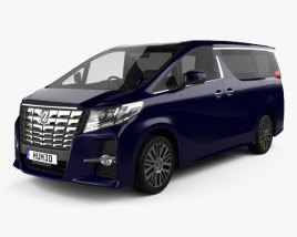 Toyota Alphard 2018 3D model
