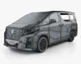 Toyota Alphard 2018 Modelo 3d wire render