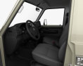 Toyota Land Cruiser Single Cab Pickup with HQ interior 2014 3d model seats