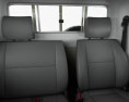 Toyota Land Cruiser Cabine Única Pickup com interior 2007 Modelo 3d