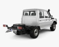 Toyota Land Cruiser (VDJ79R) Double Cab Chassis 2016 3d model back view