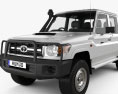 Toyota Land Cruiser (VDJ79R) Double Cab Chassis 2016 3d model