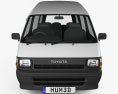 Toyota HiAce Commuter 1996 3d model front view