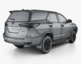 Toyota Fortuner 인테리어 가 있는 2019 3D 모델 