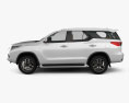 Toyota Fortuner mit Innenraum 2016 3D-Modell Seitenansicht