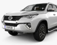 Toyota Fortuner with HQ interior 2019 3d model