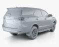 Toyota Fortuner з детальним інтер'єром 2019 3D модель