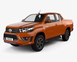 Toyota Hilux Double Cab Revo TRD Sportivo 2019 3D model