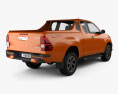 Toyota Hilux Double Cab Revo TRD Sportivo 2019 3d model back view