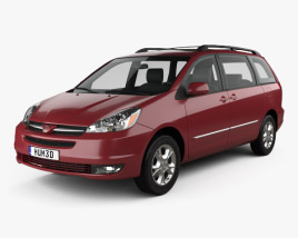 Toyota Sienna CE 2007 3D model