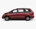 Toyota Sienna CE 2007 3d model side view
