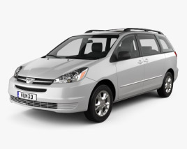 Toyota Sienna LE 2007 3D model