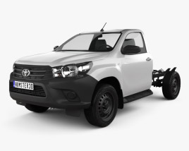 Toyota Hilux Workmate 单人驾驶室 Chassis 2015 3D模型
