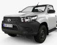 Toyota Hilux Workmate Single Cab Chassis 2018 3d model