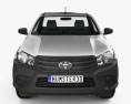 Toyota Hilux Workmate Single Cab Chassis 2018 3d model front view