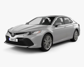 Toyota Camry XLE hybrid 2021 3D model