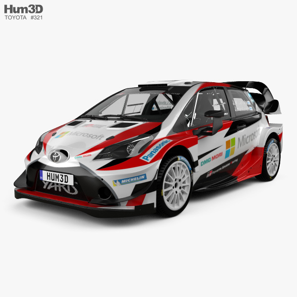 Toyota Yaris WRC 2018 3D模型