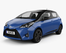 Toyota Yaris hybrid Bi-Tone 2018 3D model