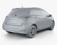 Toyota Yaris 하이브리드 Bi-Tone 2018 3D 모델 