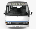 Toyota Coaster School Bus 1983 3d model front view