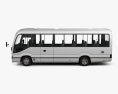 Toyota Coaster Deluxe バス 2016 3Dモデル side view