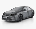Toyota Camry (CIS) 2020 3D-Modell wire render
